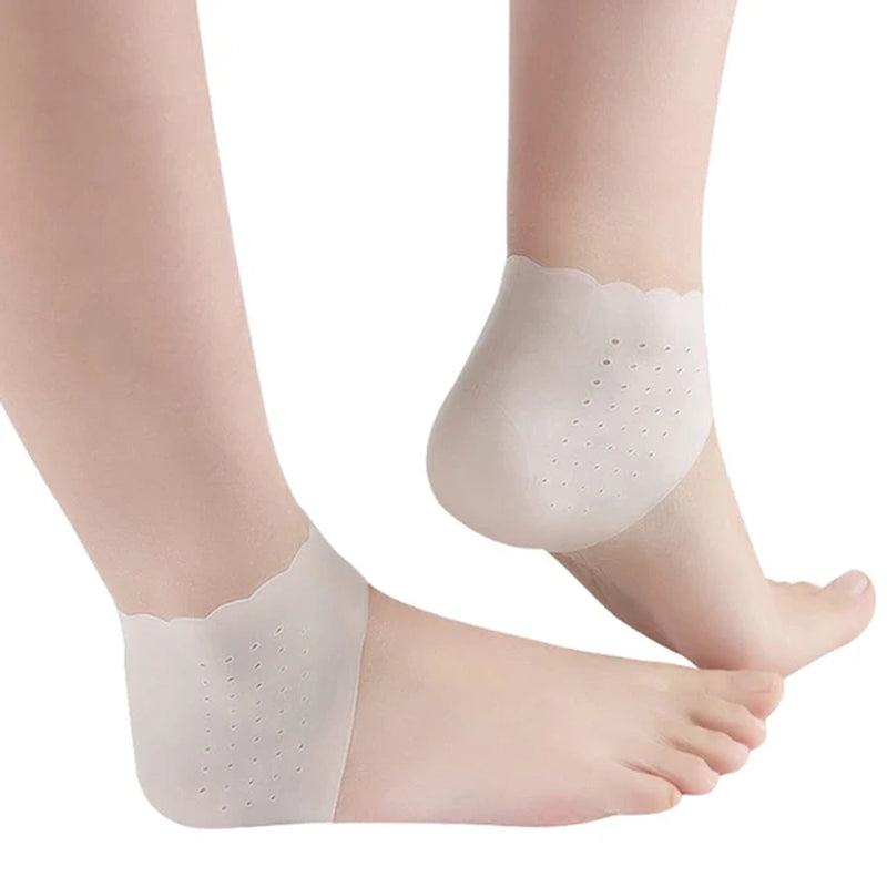 "Revitalize and Pamper Your Feet with Moisturizing Gel Heel Socks - Say Goodbye to Cracked Foot Skin!"